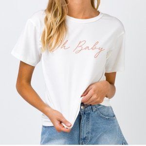 Princess Polly Graphic Tee - "Oh Baby"